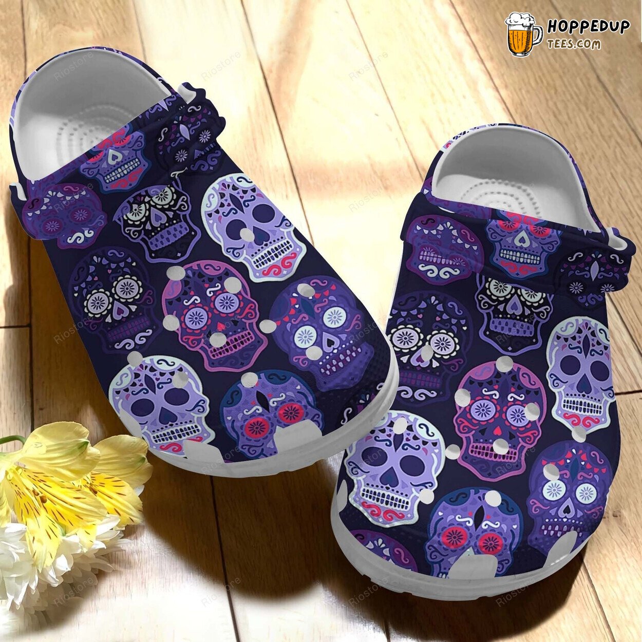 Purple Classic Comfortable Stylish Unique Design Clogs Shoes