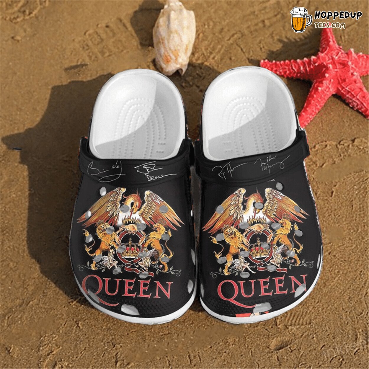 Queen Themed Gift Classic Water Rubber Clog Shoes Comfy Royal Footwear