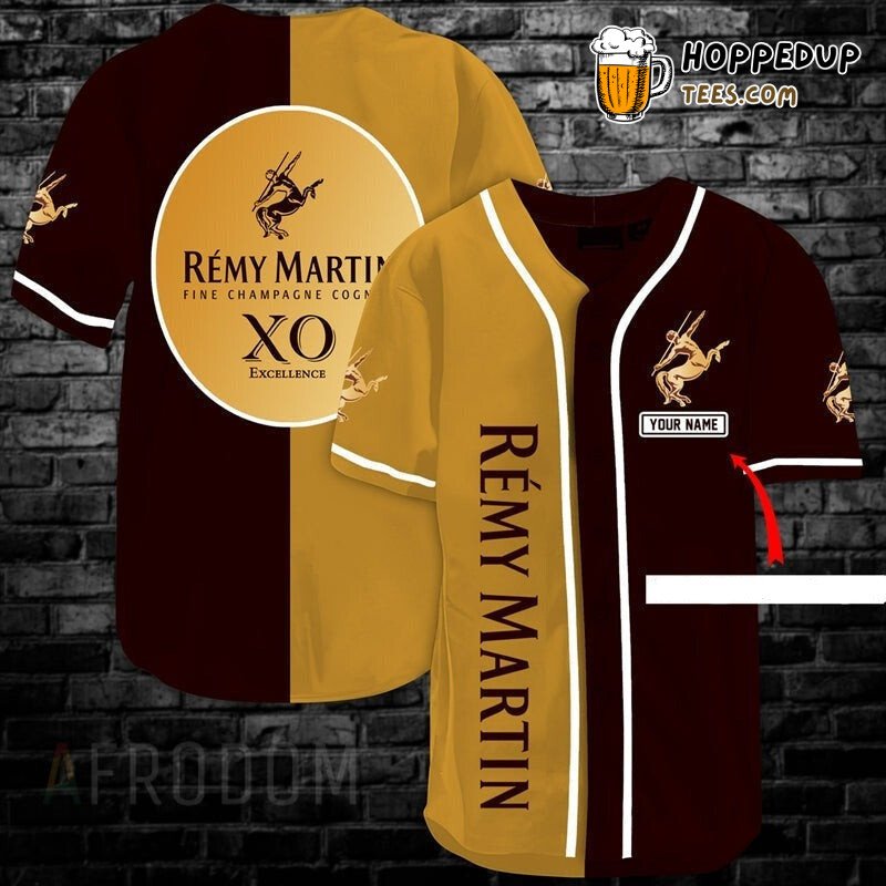 Rémy Martin XO Inspired Baseball Jersey Personalized Unique Design Look
