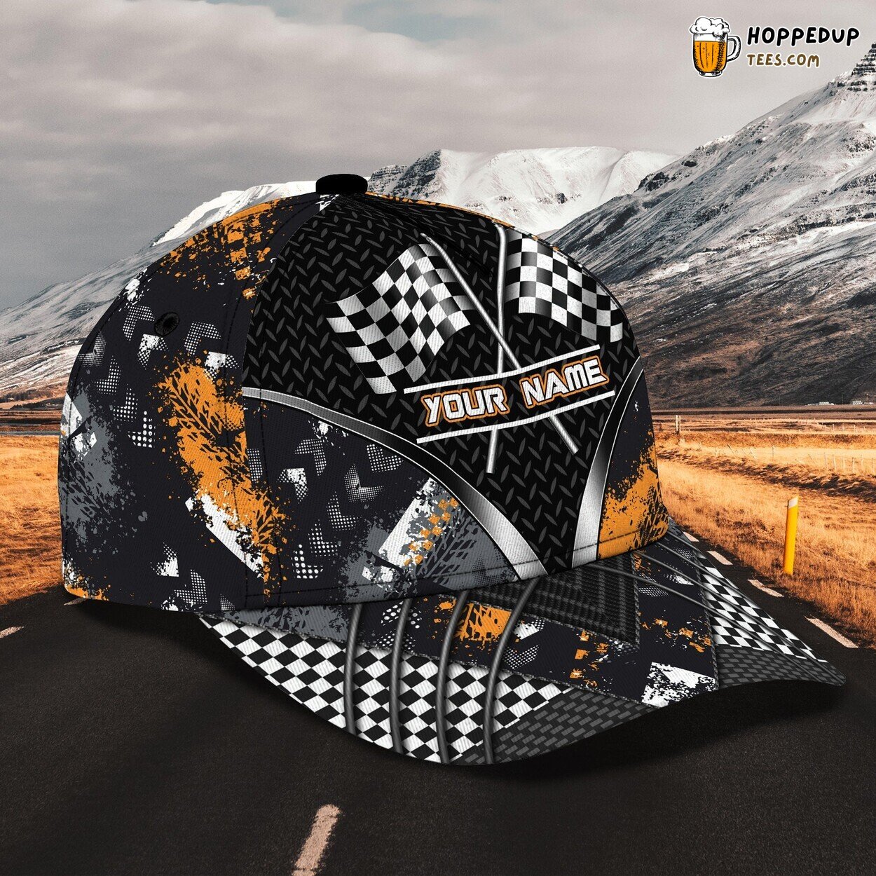 Racing Enthusiast 3D Classic Cap Personalized Name Ultimate Edition Look