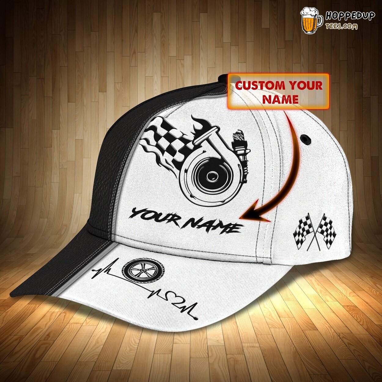 Racing Enthusiast’s Choice 3D Classic Cap Personalized Unique Name