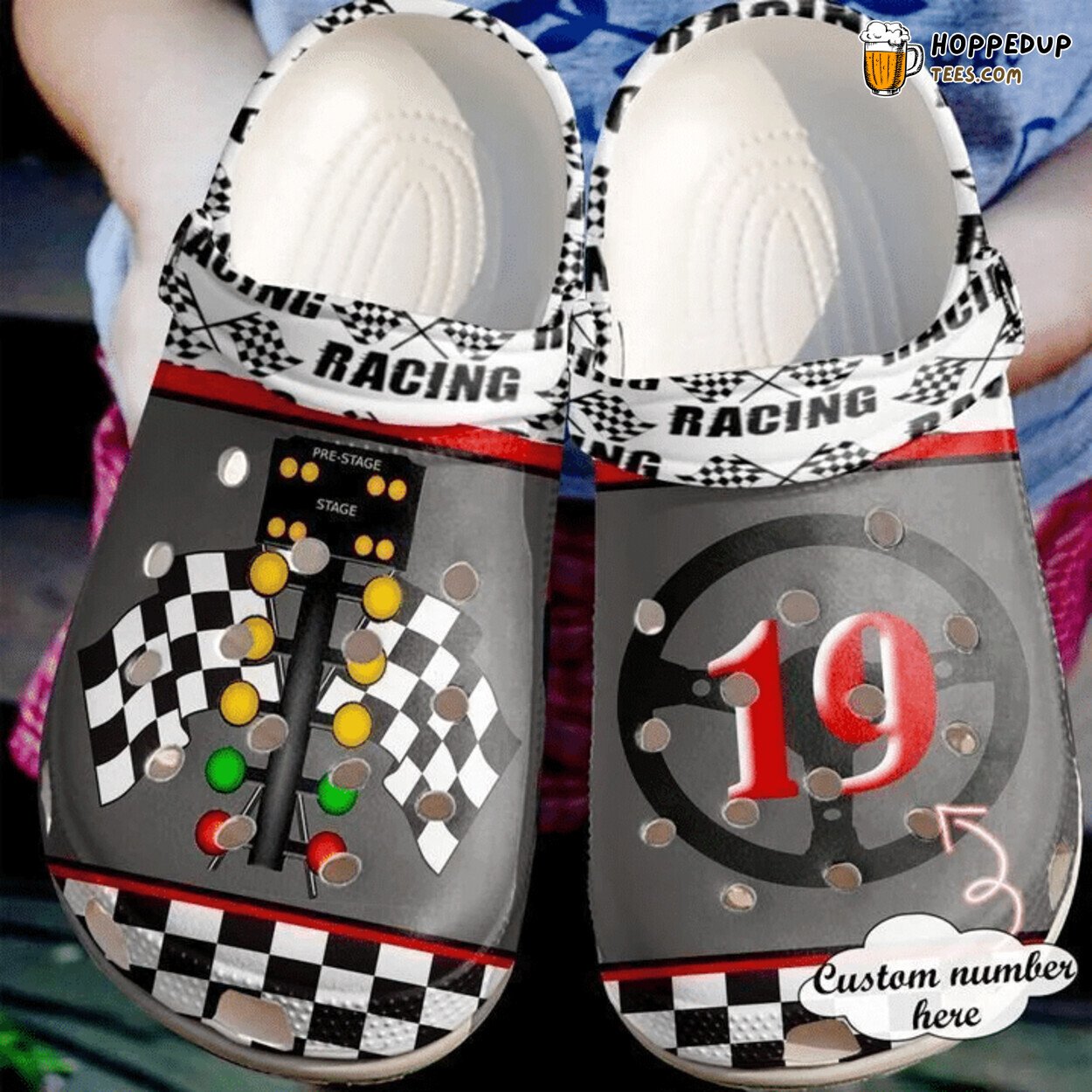 Racing Talk To Me Personalized Classic Comfort Clogs Shoes