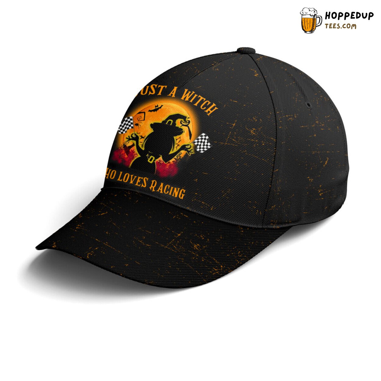 Racing Witches Unique Witch Loves Racing Design Statement Baseball Cap