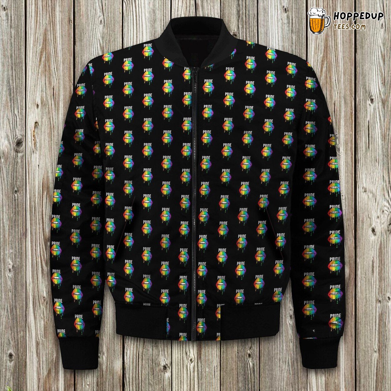 Rainbow LGBT Pride Essence Winter Bomber Jacket Quality Design Lux