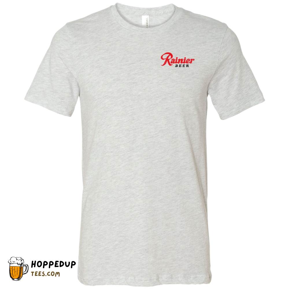Rainier Beer Mountain Fresh 2-Sided Ash T-Shirt HU