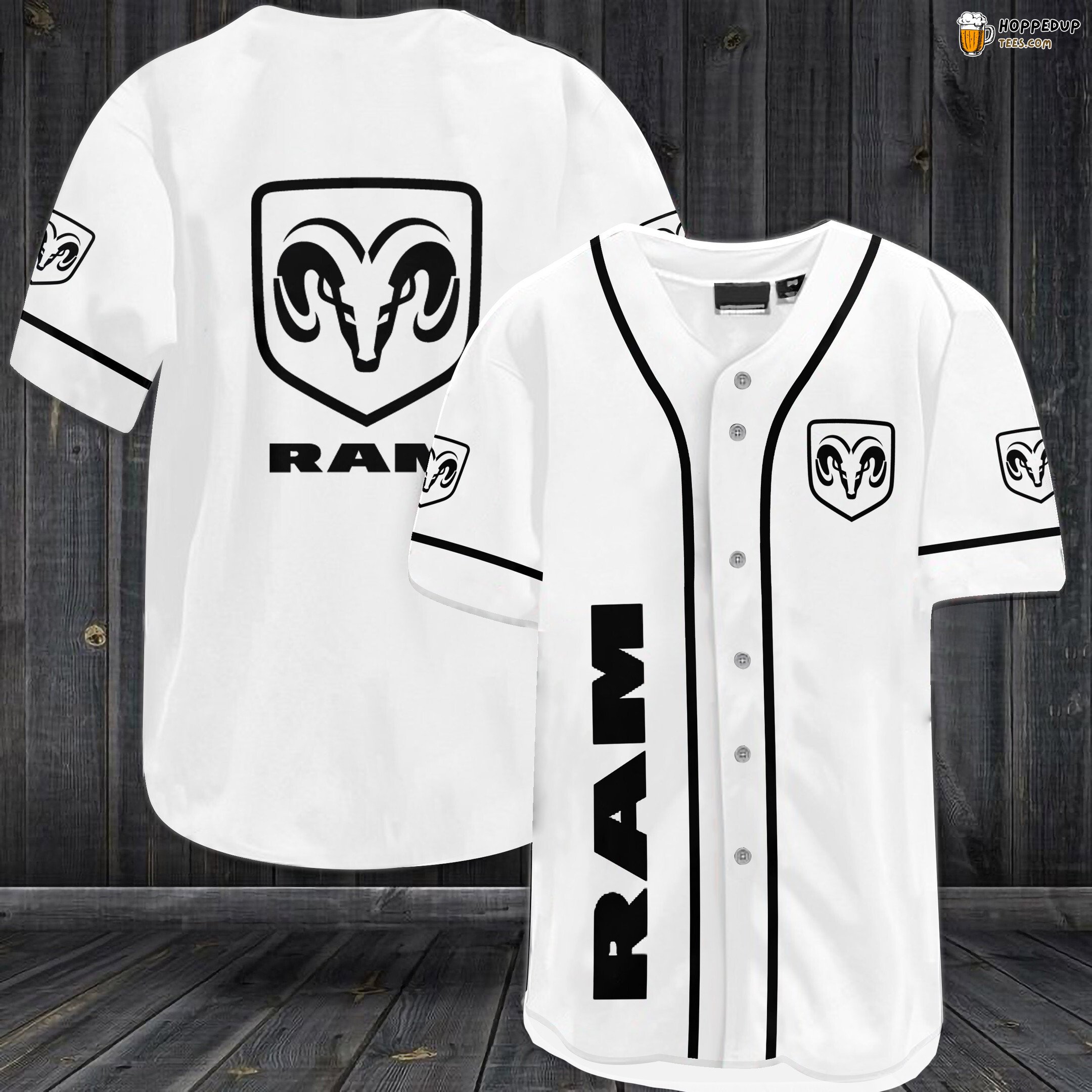 Ram Racing Sports Unisex 3D Print Baseball Tee Jersey Speed Theme