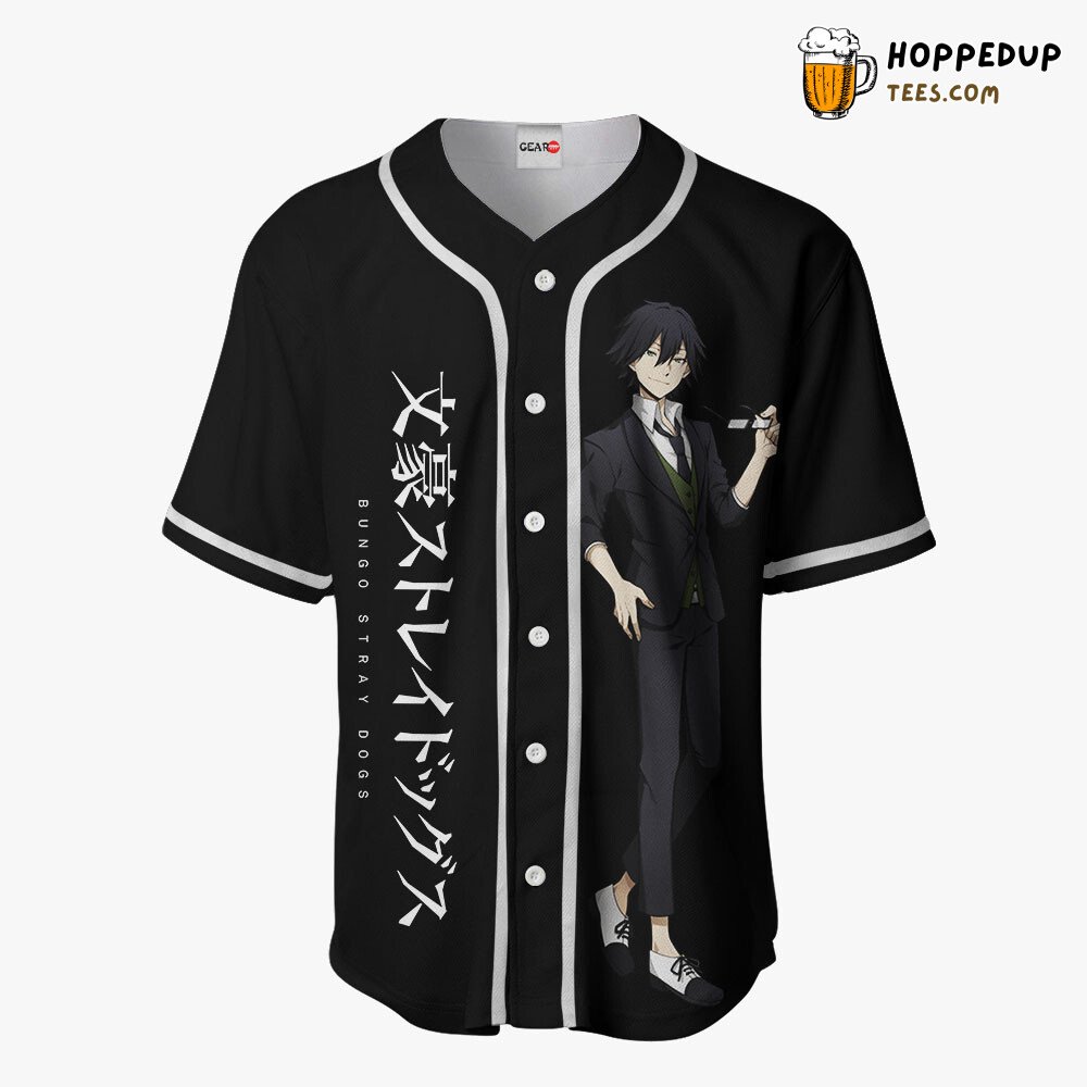 Ranpo Edogawa Distinctive Design Anime Baseball Jersey Shirt Unique