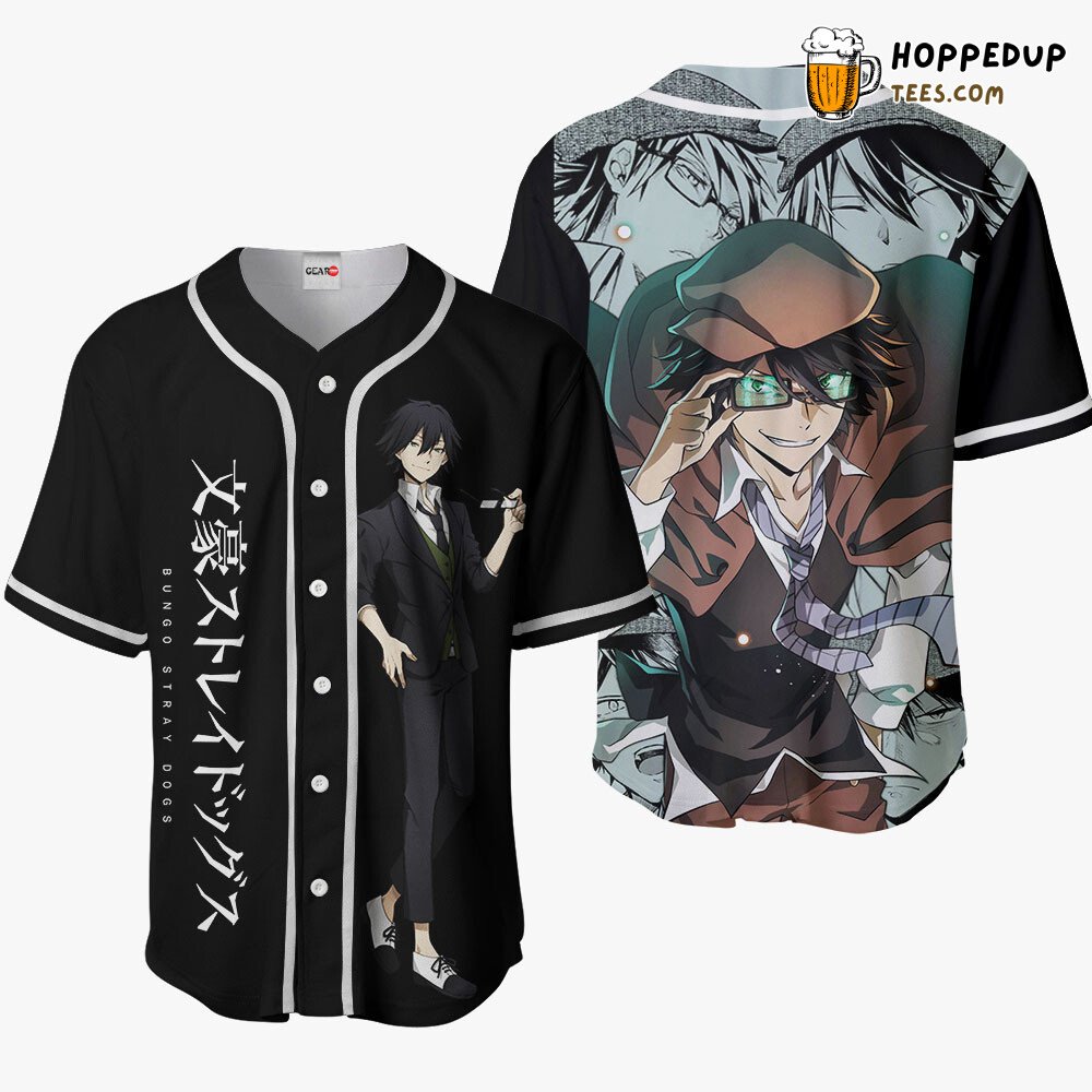 Ranpo Edogawa Distinctive Design Anime Baseball Jersey Shirt Unique