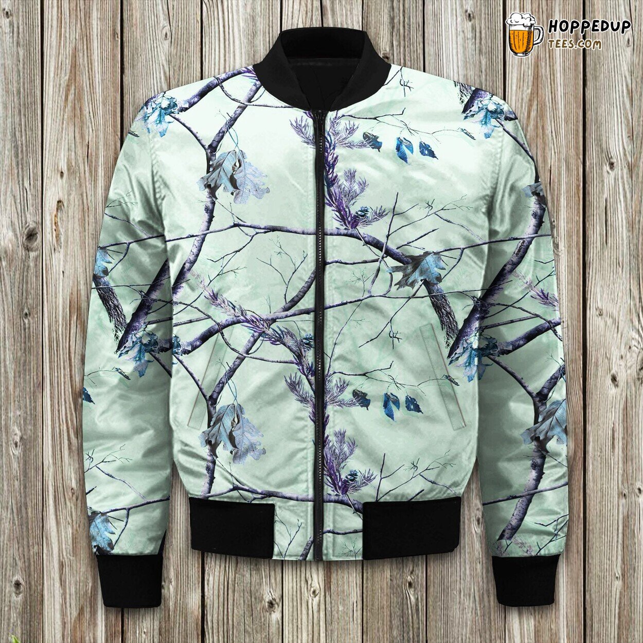 Realistic Camouflage Winter Bomber Jacket Premium Comfort Design