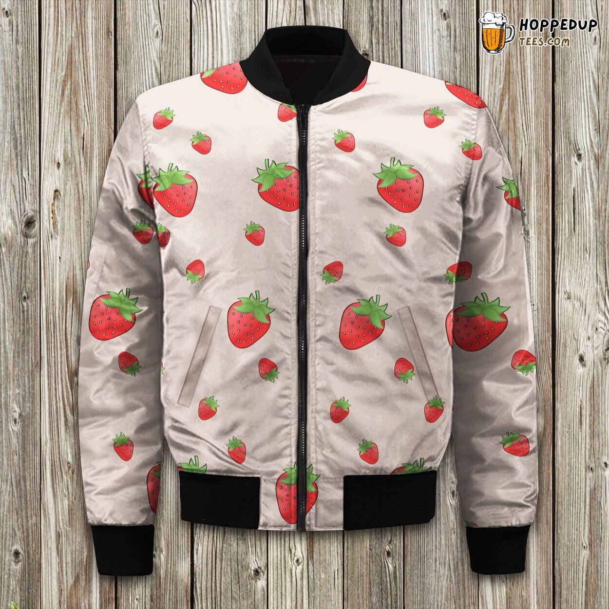 Red Cardinal Essence Winter Bomber Jacket Tailored Unique Elegance Precision Design