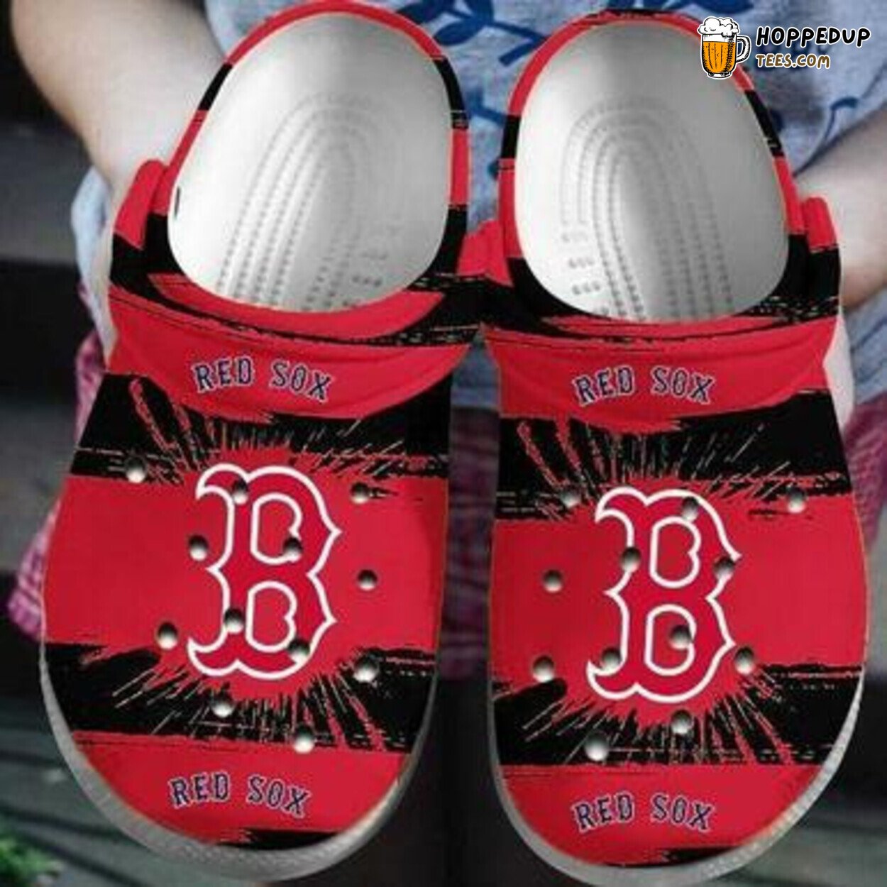 Red Sox Personalized Fashionable Unisex Crocbland Clog Style