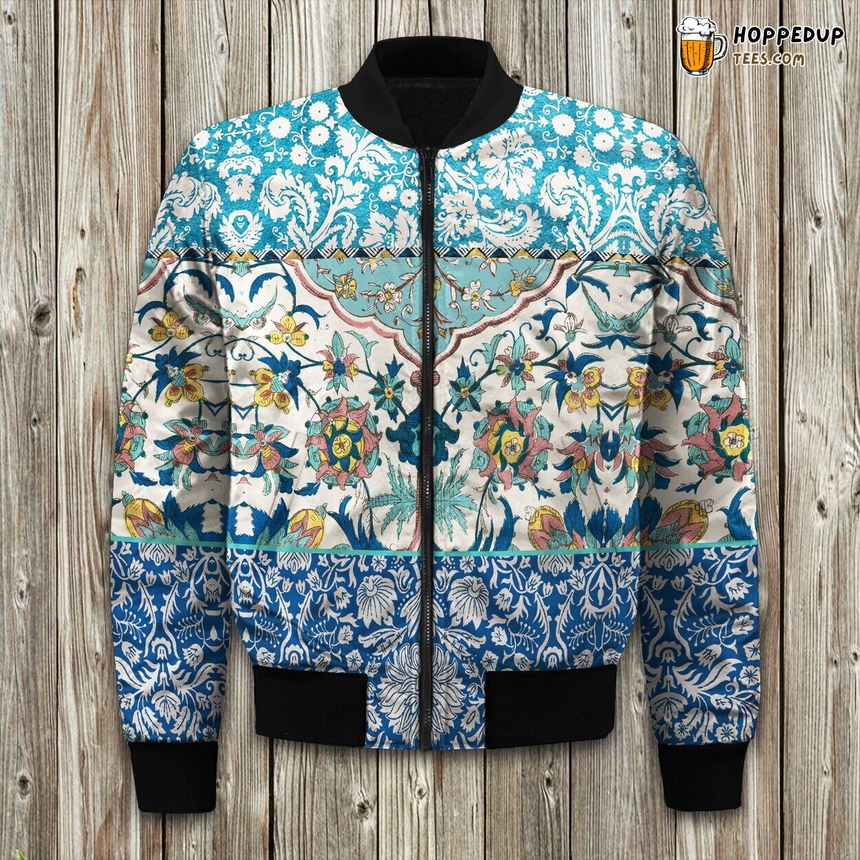 Regal Elegance Royal Bohemian Winter Bomber Jacket Cultured Design Touch
