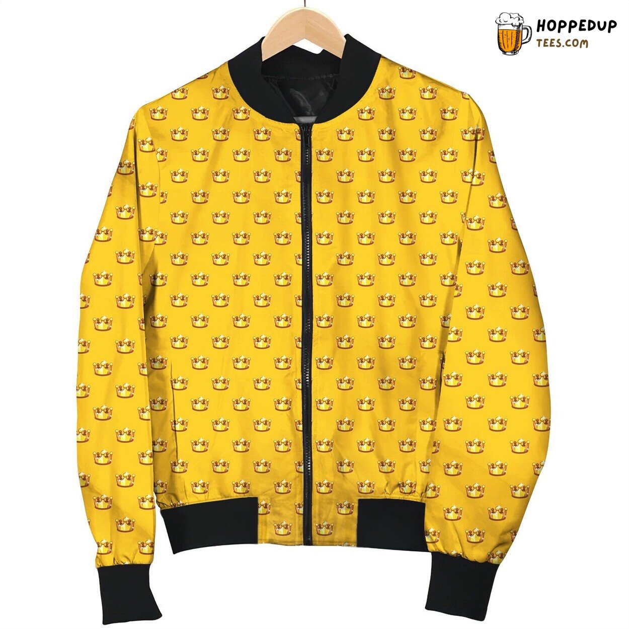 Regal Queen Crown Winter Bomber Jacket Superior Tailored Comfort