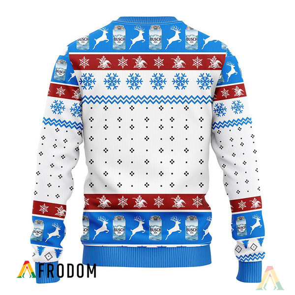 Reindeer Busch Beer Christmas Ugly Sweater HU