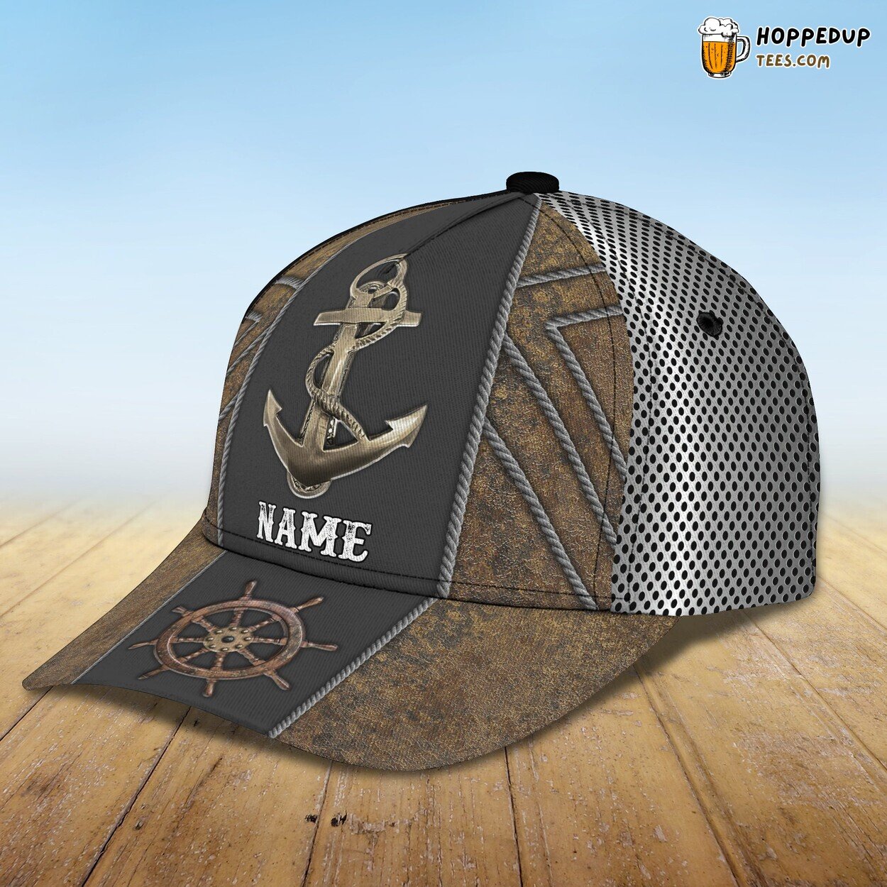 Relish the Symbolism of the Anchor Personalized 3D Classic Cap Significance
