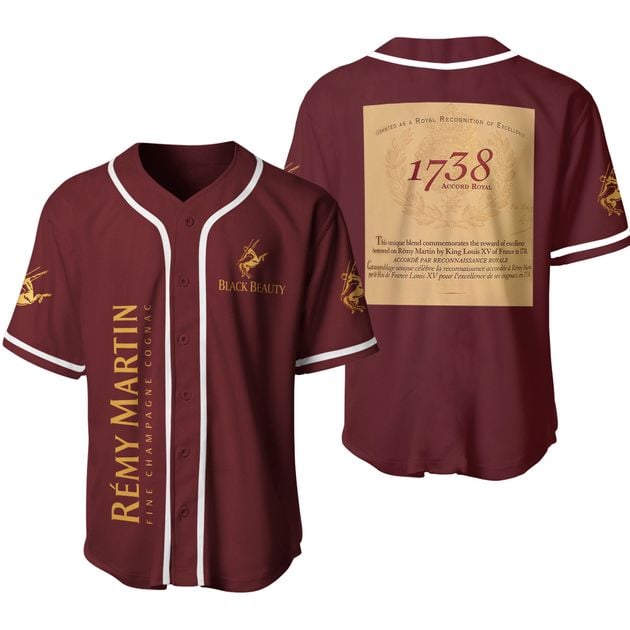 Remy Martin 1738 Baseball Jersey for Beer Lovers HU