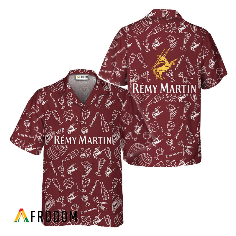 Remy Martin Doodle Art Hawaiian Shirt HU