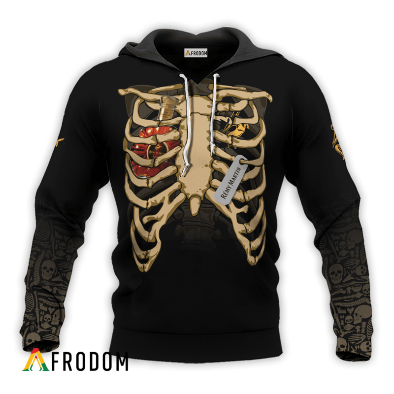 Remy Martin Halloween Ribcage Hoodie HU