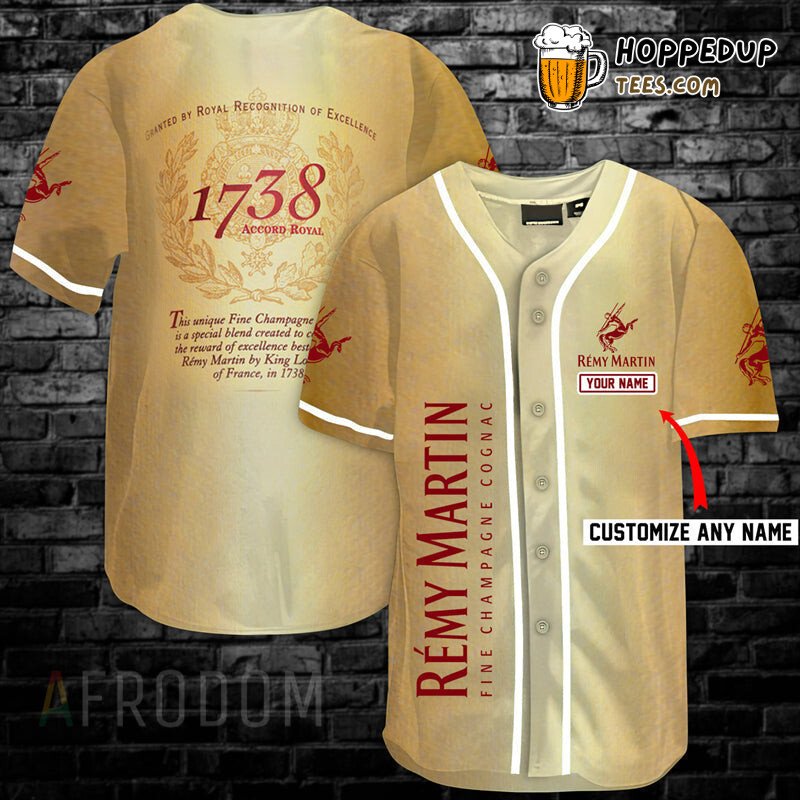 Remy Martin Inspired Distinct Baseball Jersey Unique Personalized Design