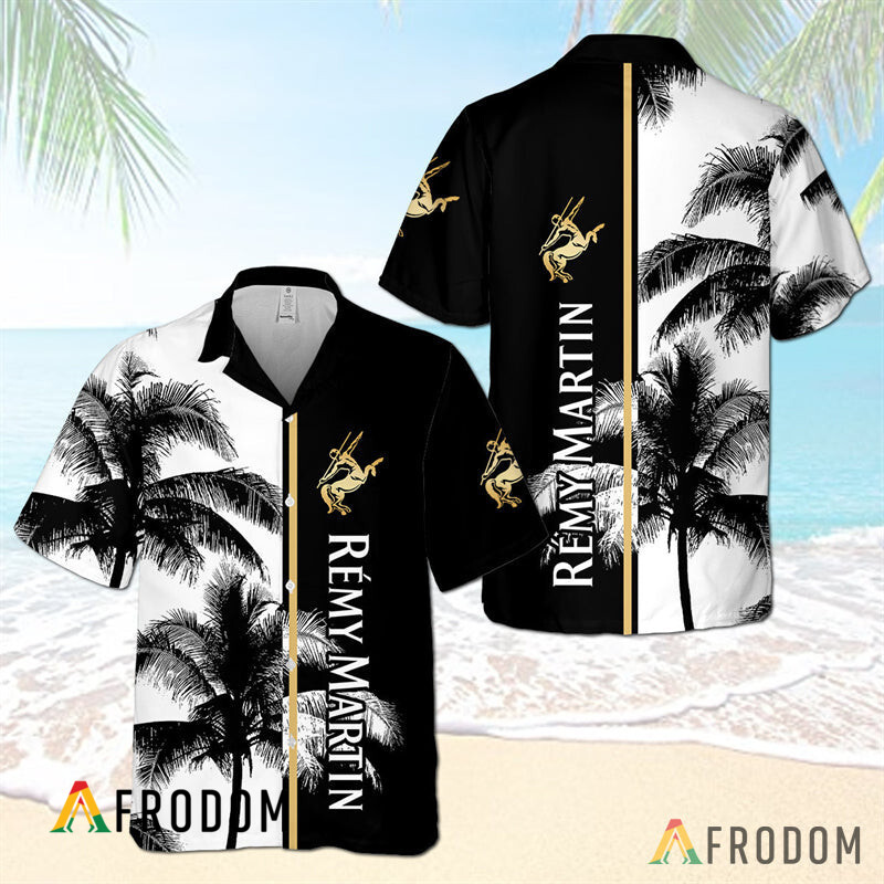 Remy Martin Tropical Coconut Trees Hawaiian Shirt HU