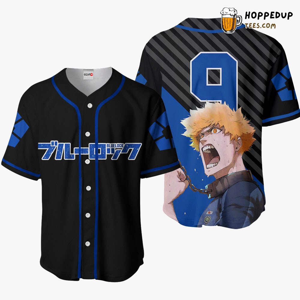 Rensuke Kunigami Unique Anime Baseball Jersey Distinctive Design Shirt