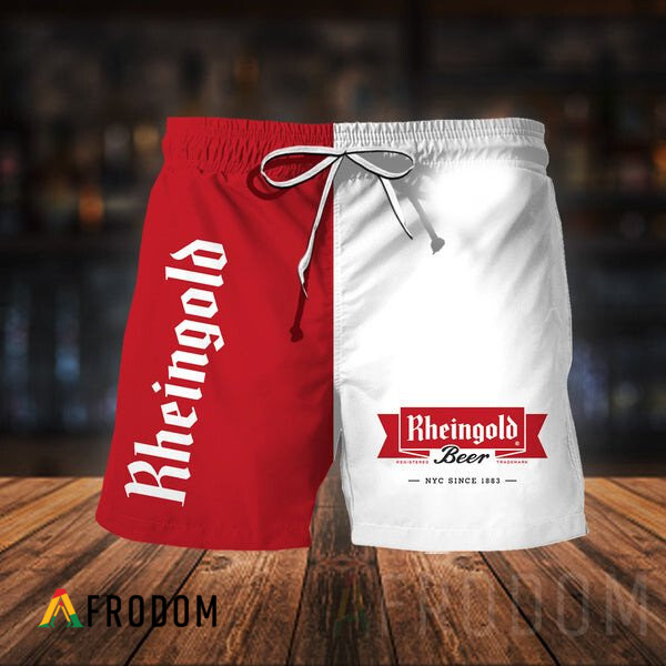 RheingoldBeer Vintage Hawaiian Shorts HU