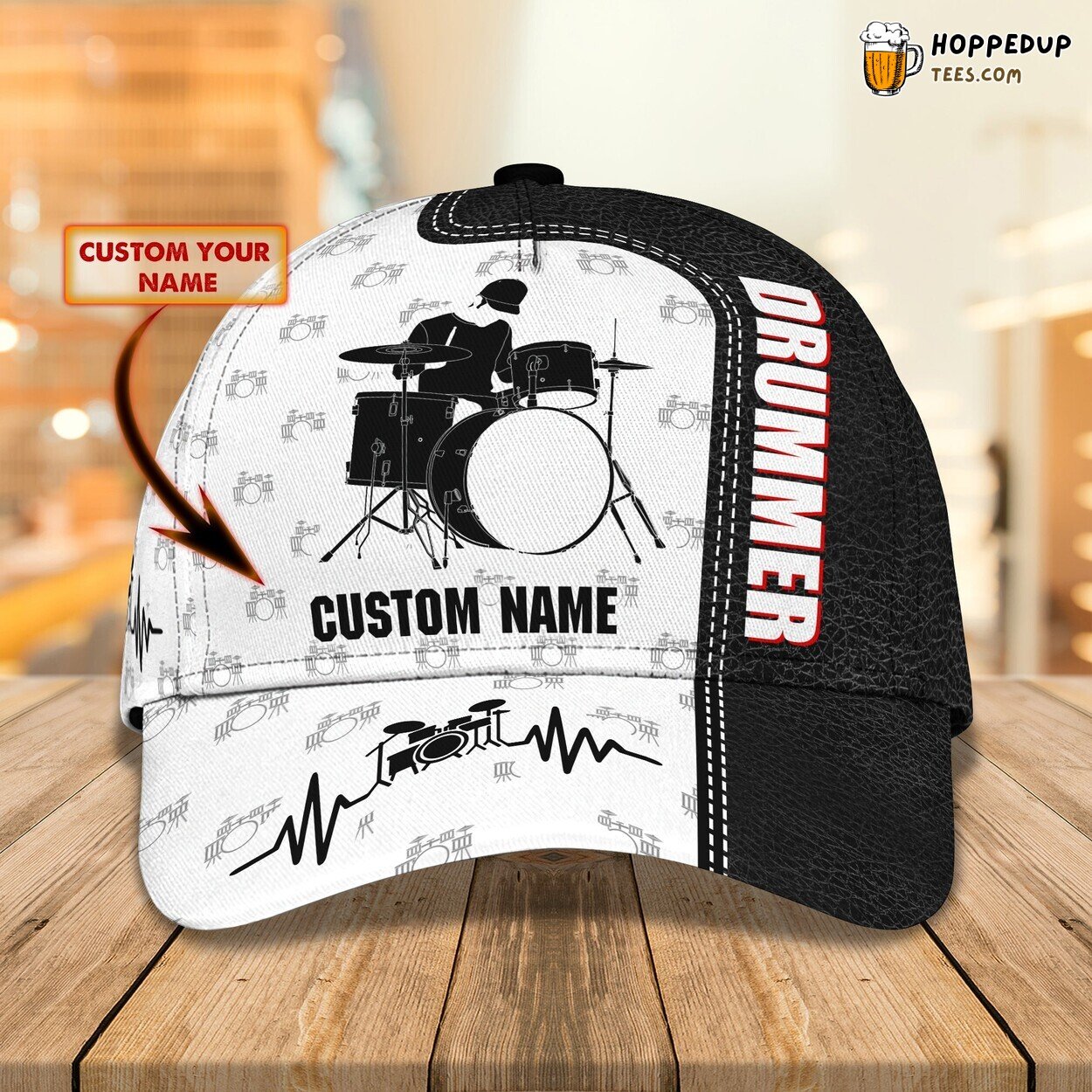Rhythms in Motion Personalized 3D Classic Cap Celebrating Drummers