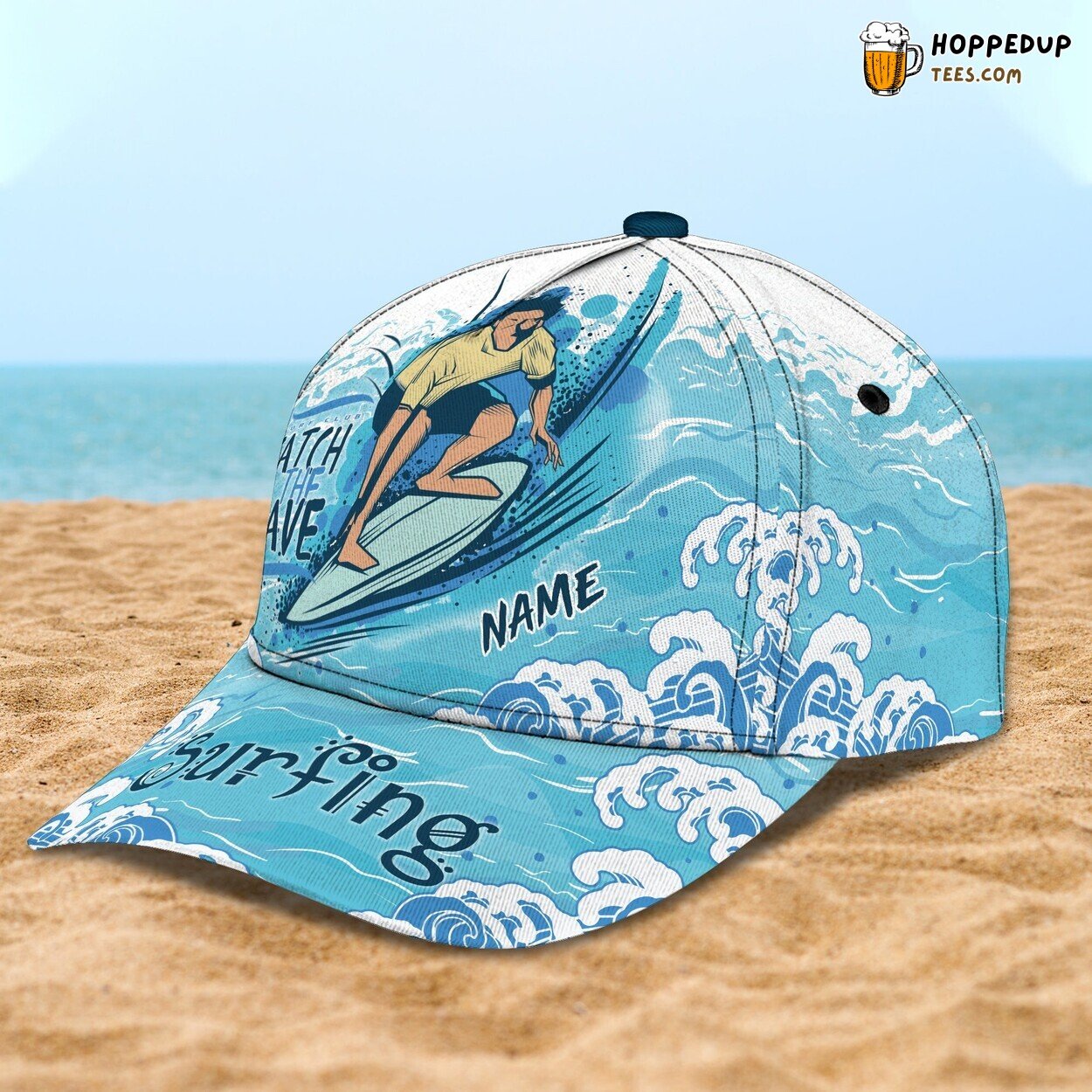 Ride the Waves in Style Personalized 3D Classic Cap Celebrating Surfing Ride the Waves in Style Personalized 3D Classic Cap Celebrating Surfing