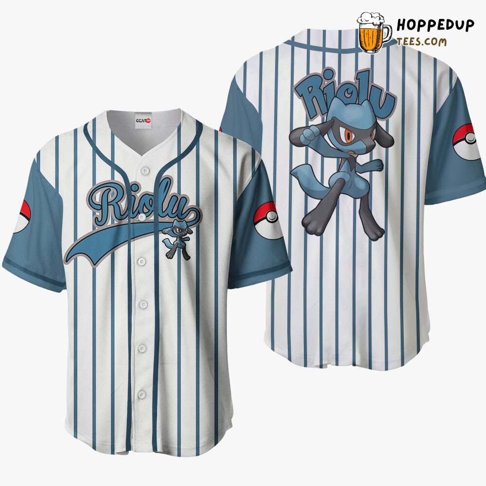 Riolu Distinctive Unique Design Collection Baseball Jersey Edition Style Riolu Distinctive Unique Design Collection Baseball Jersey Edition Style