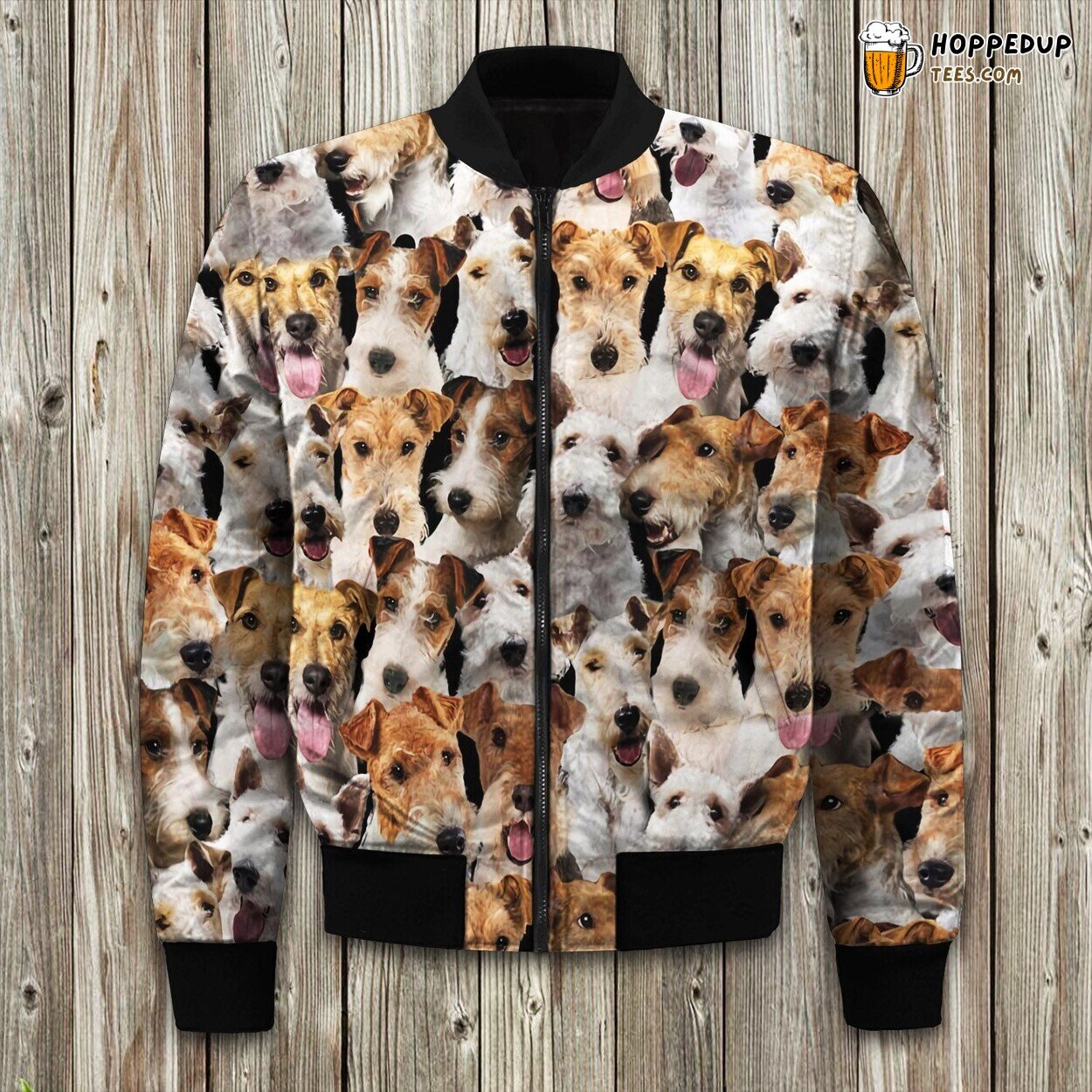 Road Warrior Truck Driver Theme Winter Bomber Jacket Adventure