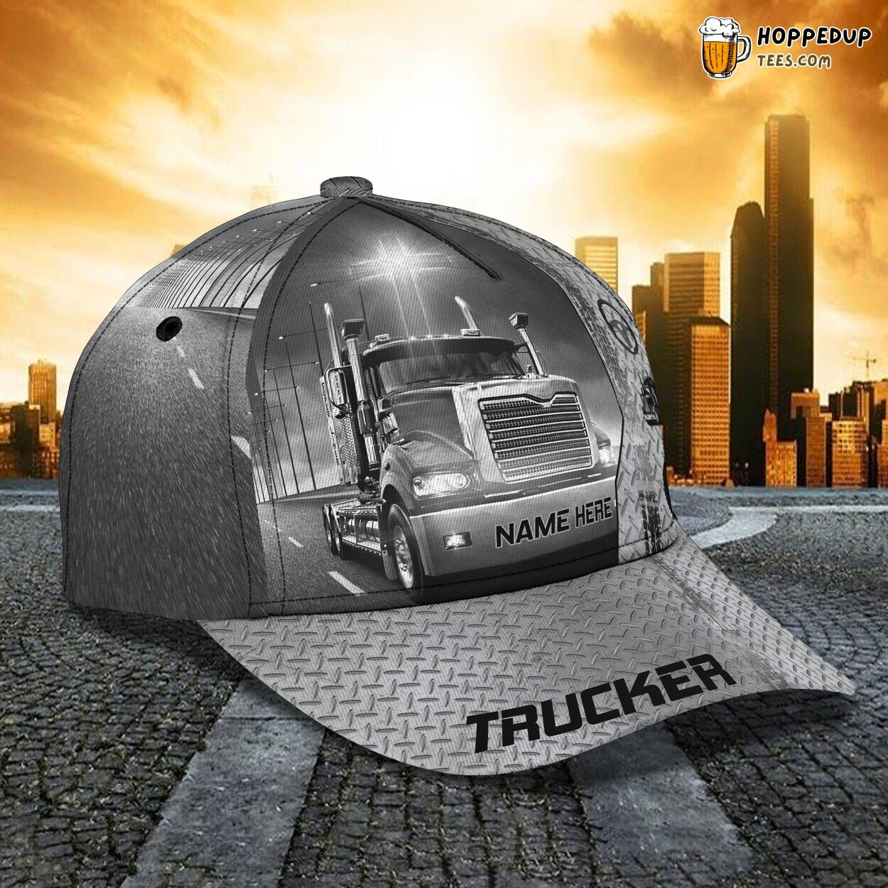 Road Warrior’s Dream Personalized Classic Cap 3D Unique Trucker’s Journey Road Warrior’s Dream Personalized Classic Cap 3D Unique Trucker’s Journey