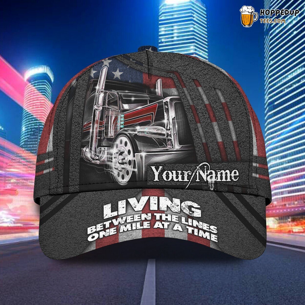 Road Warriors Tribute 3D Classic Cap Trucker Edition Personalized Name