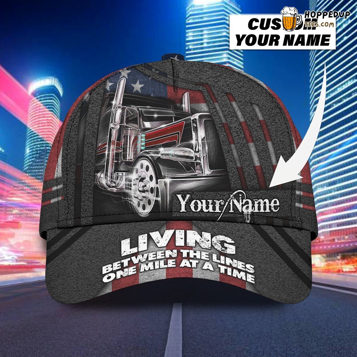 Road Warriors Tribute 3D Classic Cap Trucker Edition Personalized Name