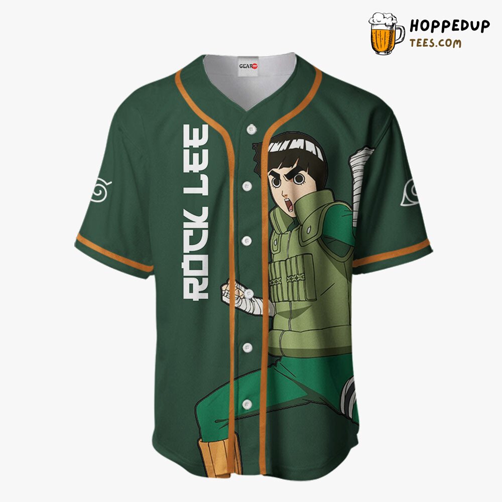 Rock Lee Distinctive Anime Design Collection Baseball Jersey Unique Edition
