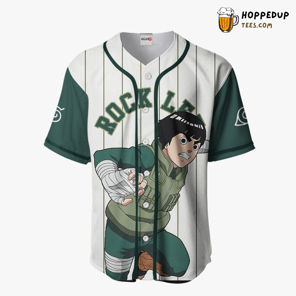 Rock Lee Distinctive Unique Style Anime Baseball Jersey Design Collection