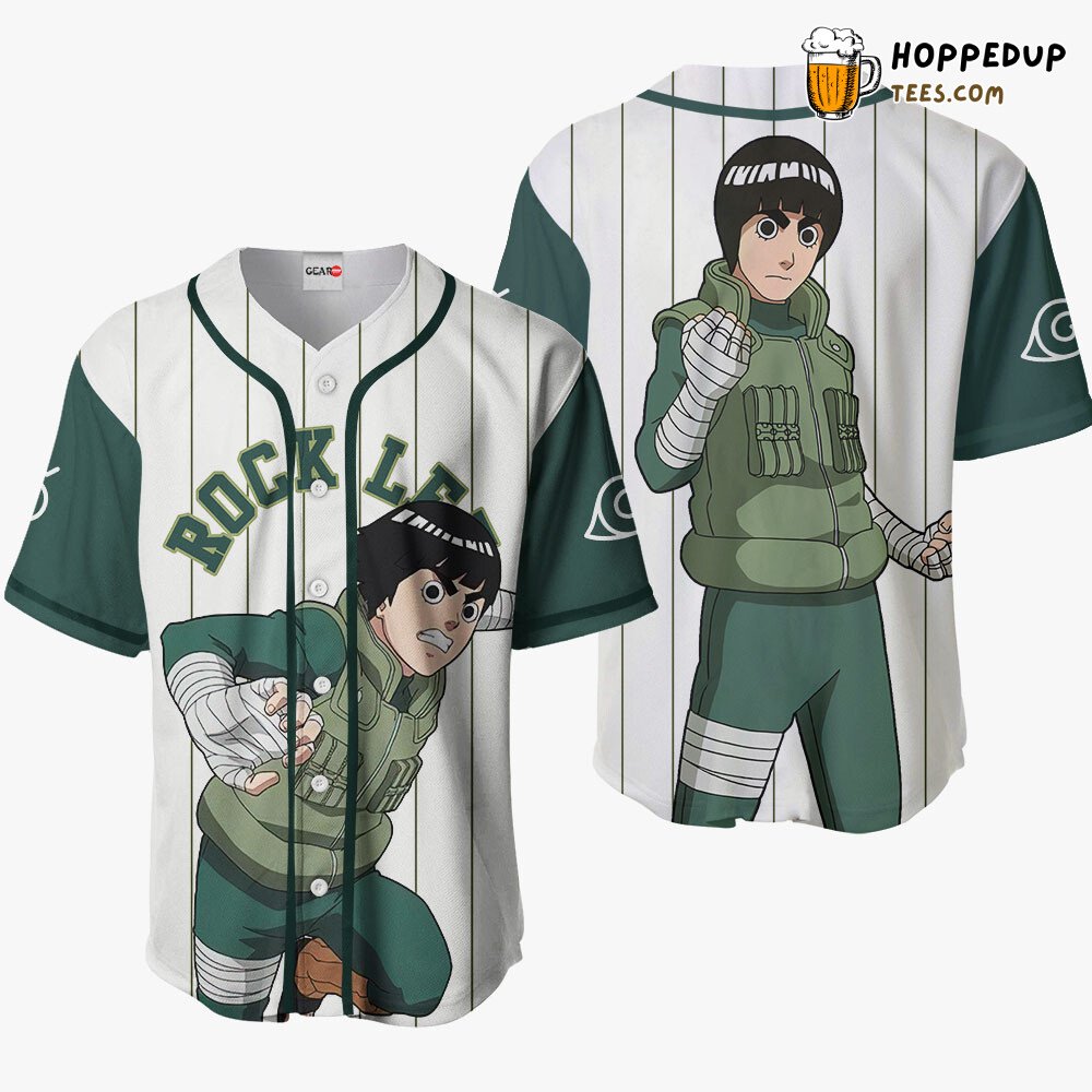 Rock Lee Distinctive Unique Style Anime Baseball Jersey Design Collection Rock Lee Distinctive Unique Style Anime Baseball Jersey Design Collection