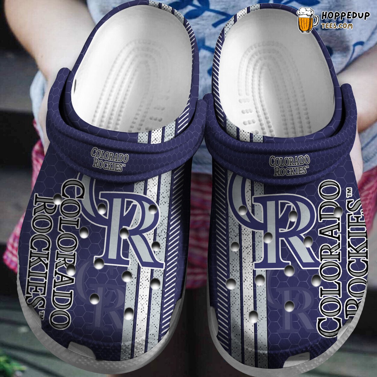 Rockies Purple Stylish Comfortable Clog Shoesshoes Unique Design