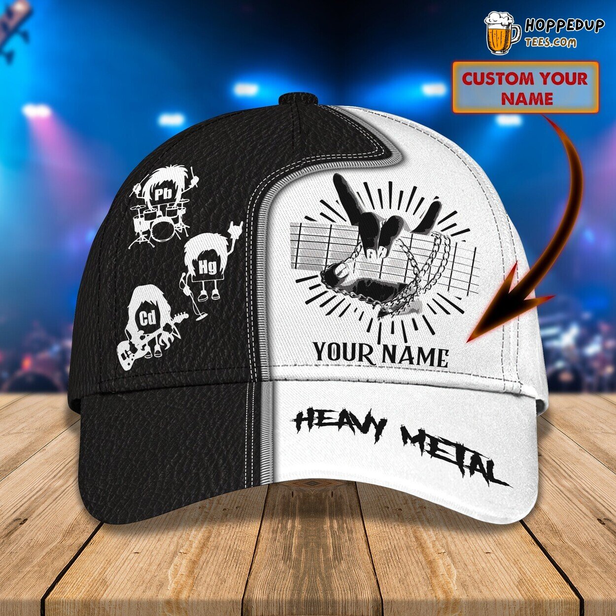Rocking Loud Personalized 3D Classic Cap Celebrating Heavy Metal Spirit