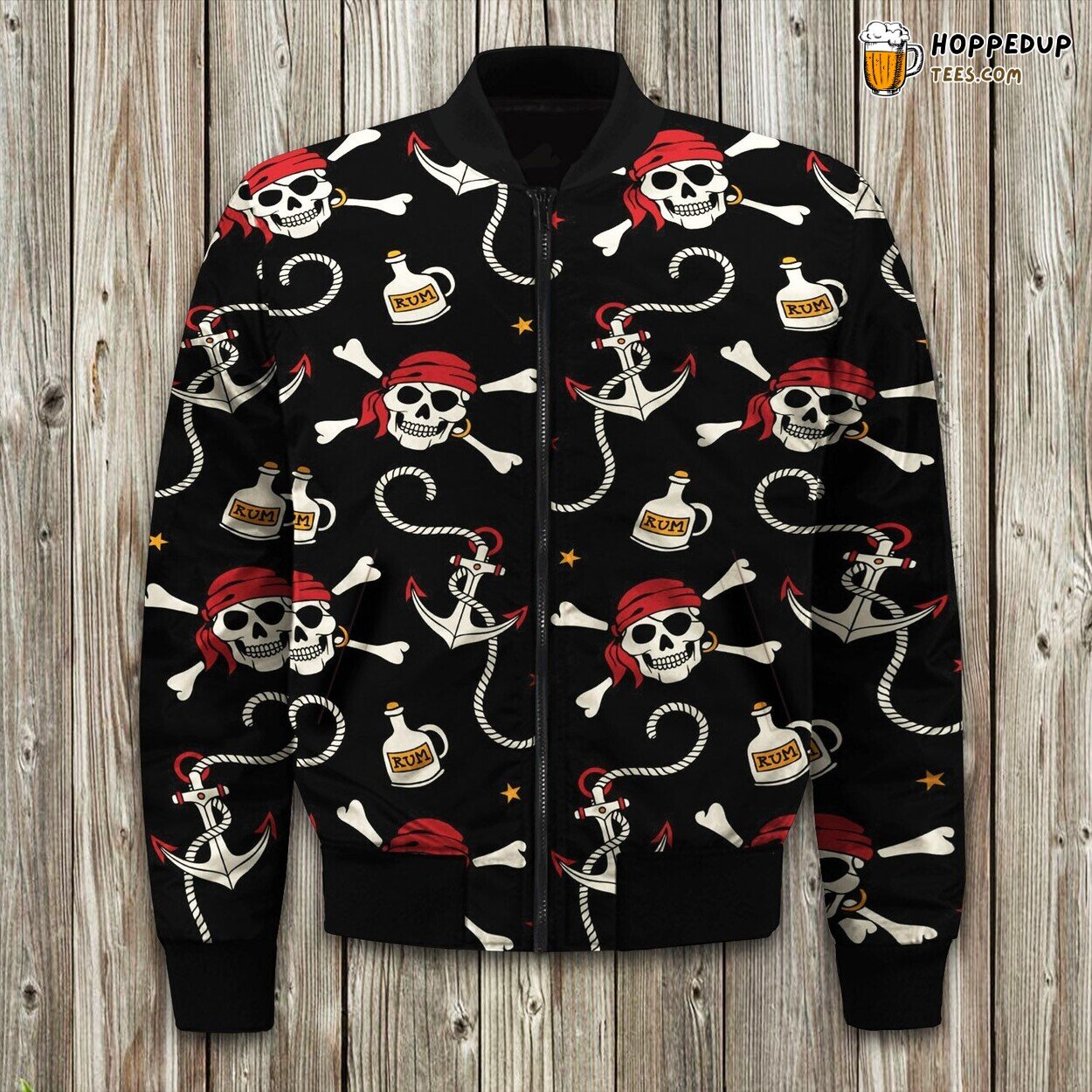 Rogue Pirate Inspired Winter Bomber Jacket Premium Design Comfort
