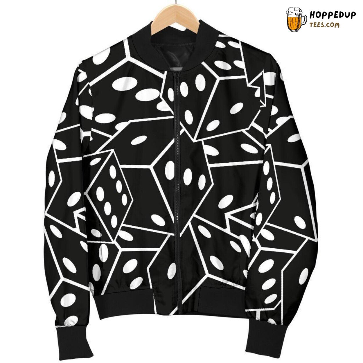 Rolling Casino Dice Men’s Bomber Jacket Unique Essence Pattern Display Art Rolling Casino Dice Men’s Bomber Jacket Unique Essence Pattern Display Art