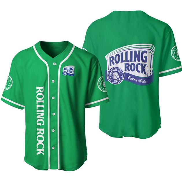 Rolling Rock Beer Baseball Jersey for Beer Lovers HU