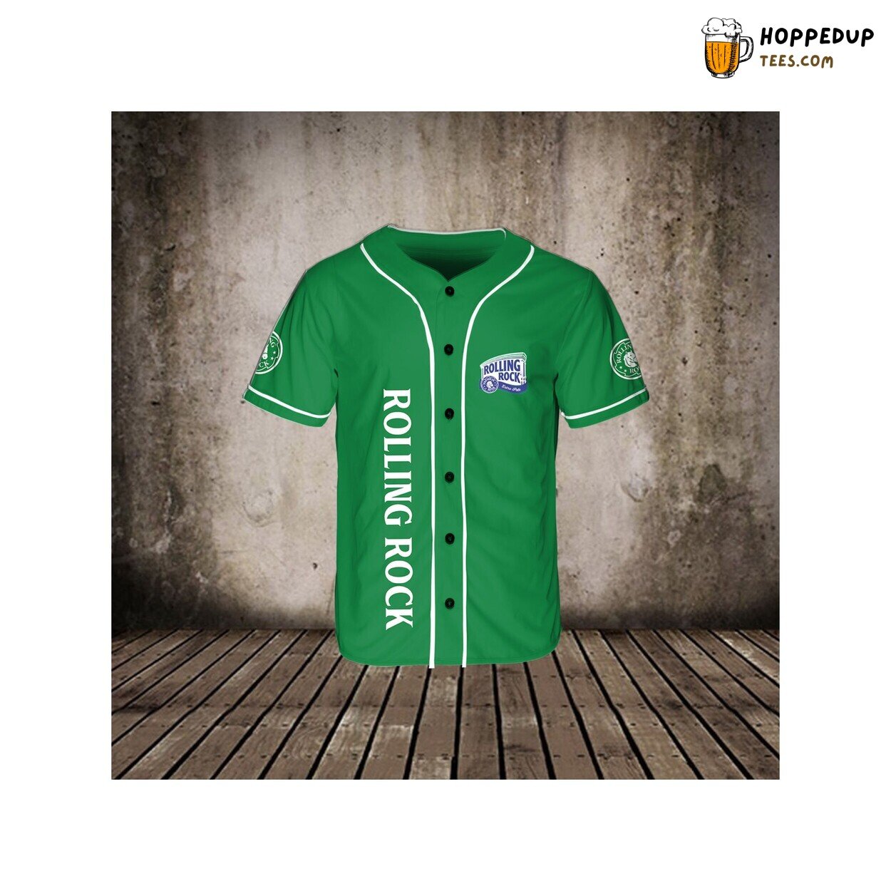 Rolling Rock Beer Baseball Jersey Shirt Beer Lovers Vodka 3D Unisex Gift Friends