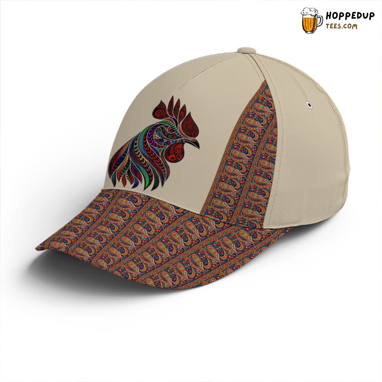 Rooster Lovers Chicken Leather Style Unique Design Statement Cap