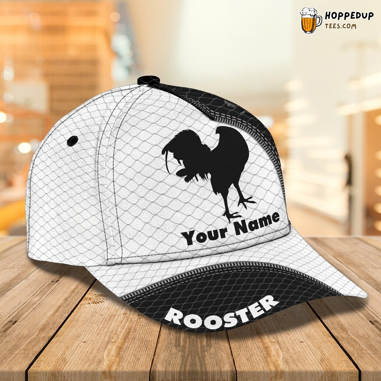 Rooster Lover’s Choice 3D Classic Cap Personalized Name Unique Design