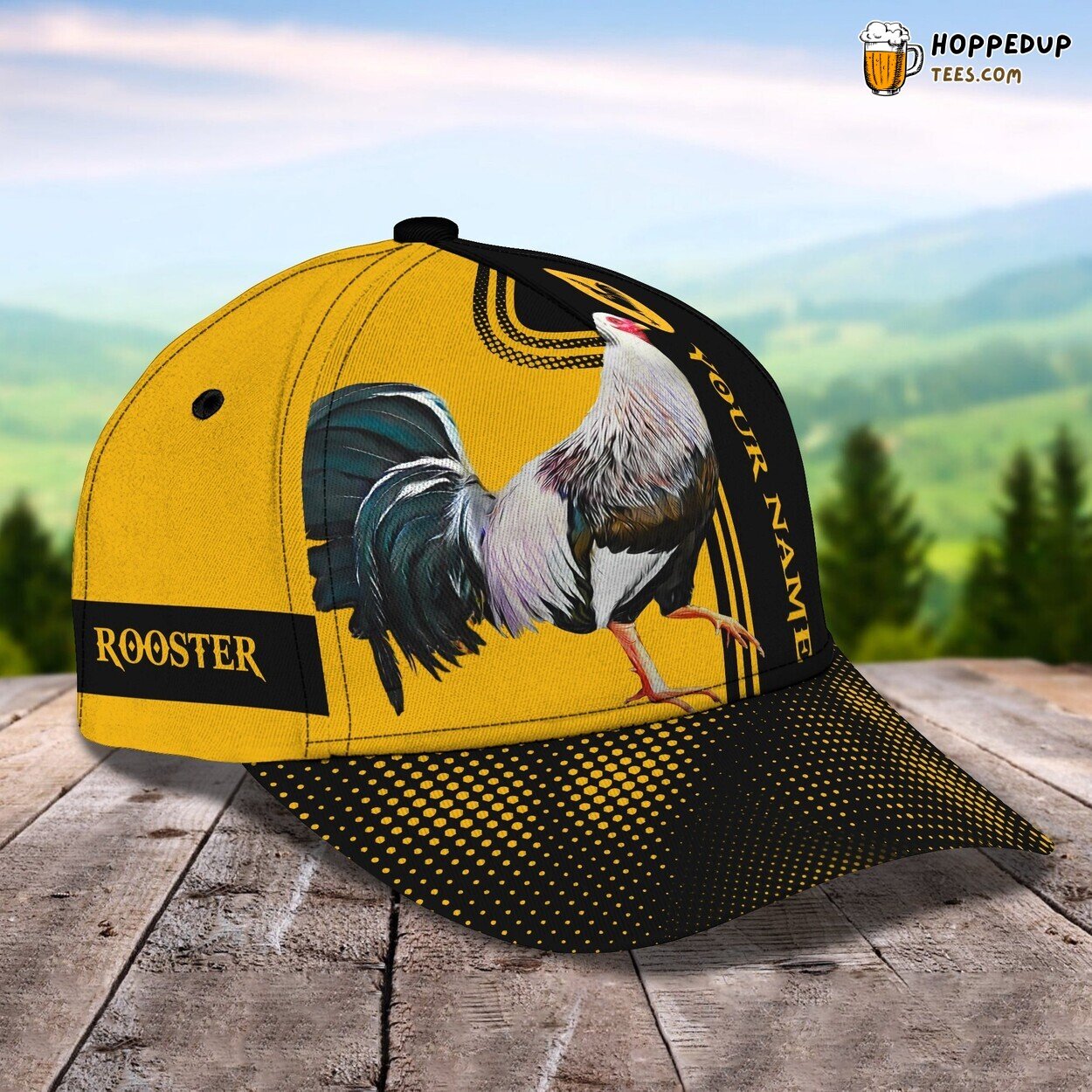 Rooster’s Elegance 3D Classic Cap Personalized Unique Name Design Trend Rooster’s Elegance 3D Classic Cap Personalized Unique Name Design Trend