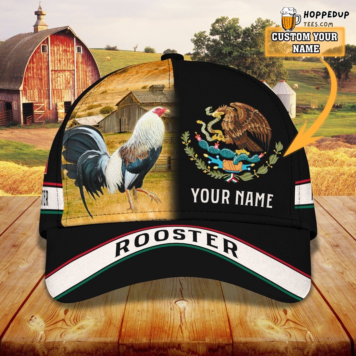 Rooster’s Majesty 3D Classic Cap Personalized Unique Design Trend Edition