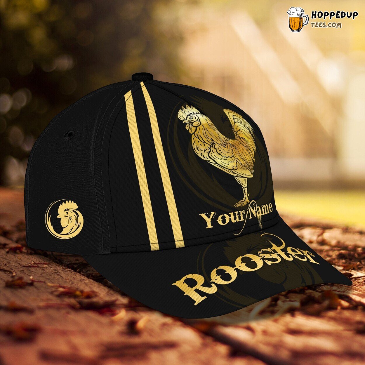 Rooster’s Pride 3D Classic Cap Personalized Unique Design Name Edition