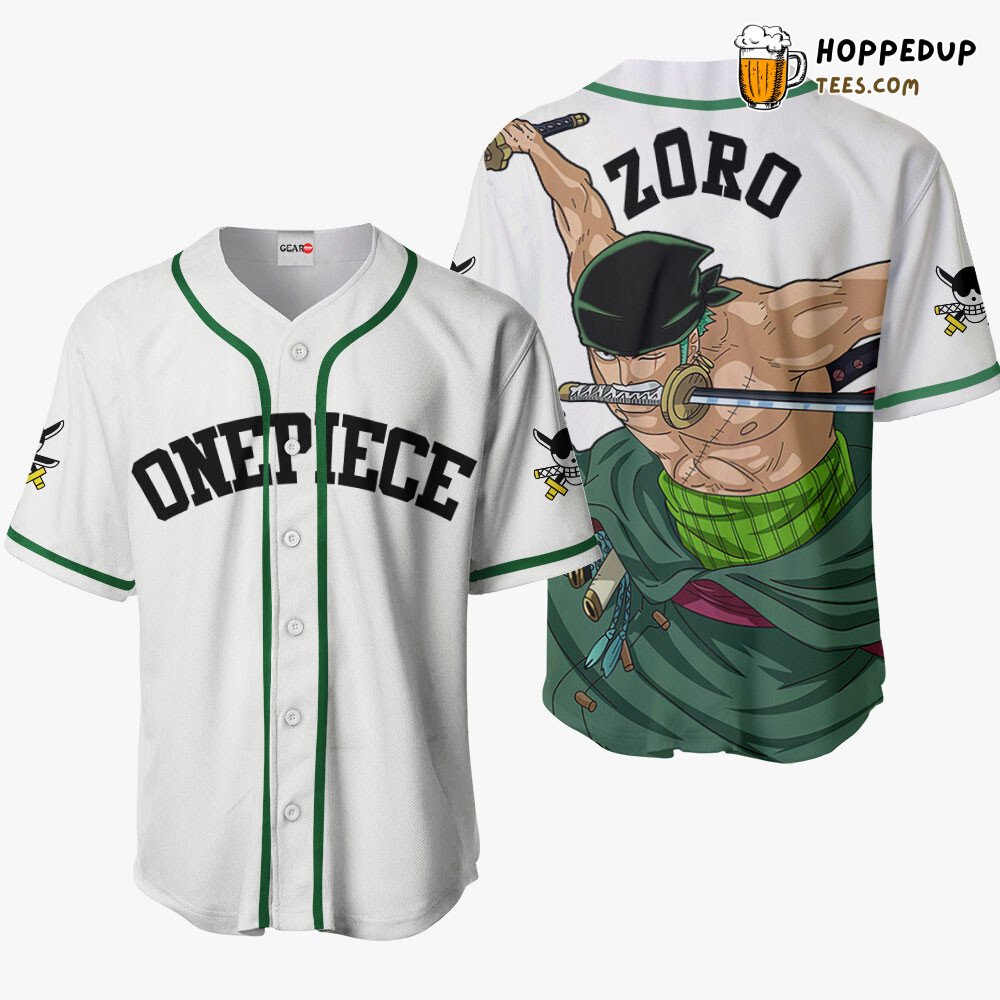 Roronoa Zoro Distinctive Design Unique Collection Baseball Jersey Edition Roronoa Zoro Distinctive Design Unique Collection Baseball Jersey Edition