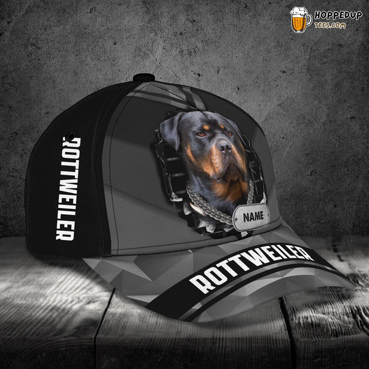 Rottweiler’s Majesty 3D Classic Cap Personalized Unique Design