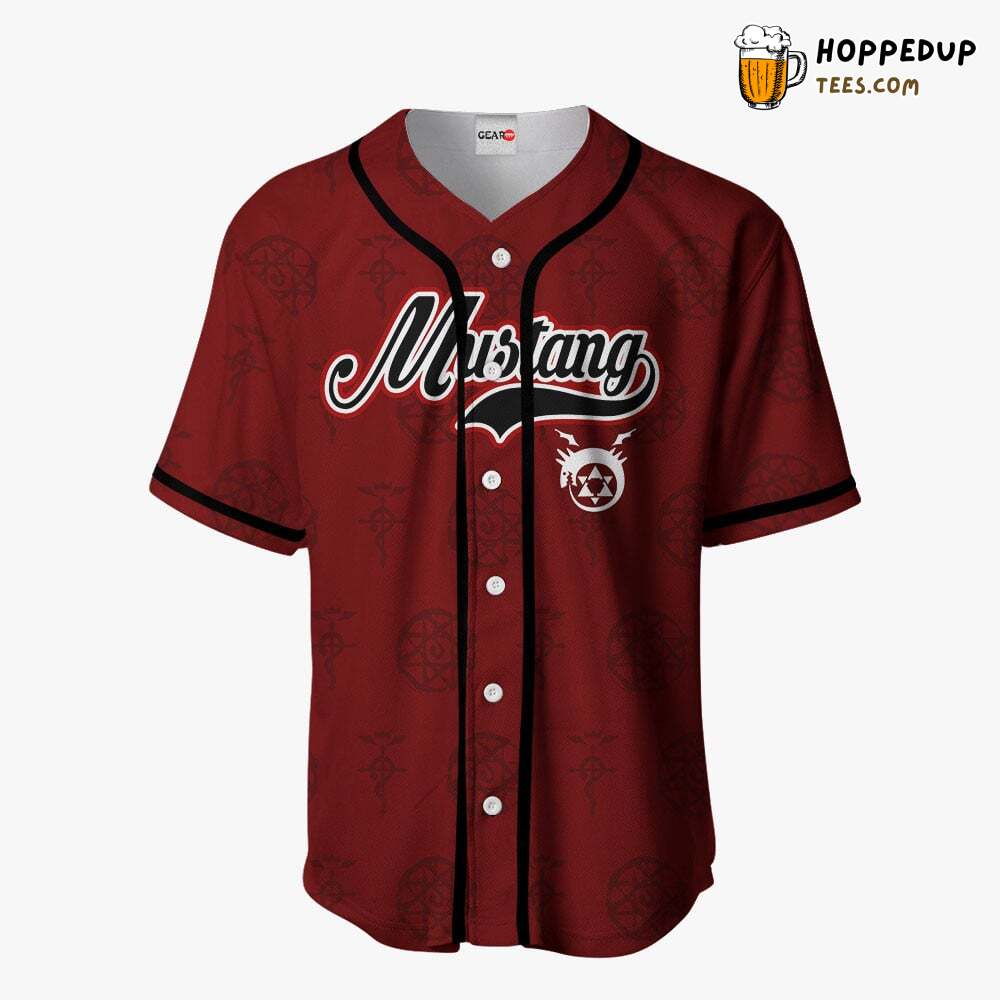 Roy Mustang Distinctive Anime Baseball Jersey Shirt Newest Edition